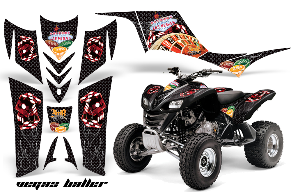 Kawasaki KFX 700 Graphics vegasballer black